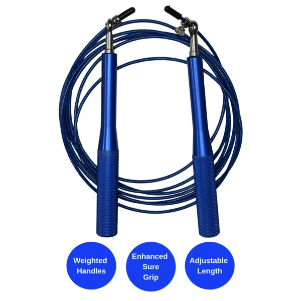 Weighted Jump Rope With Adjustable Steel Wire Cable - Image 5