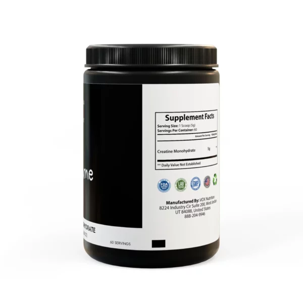 Creatine Monohydrate Supplement (300g, 10.58oz) - Image 3